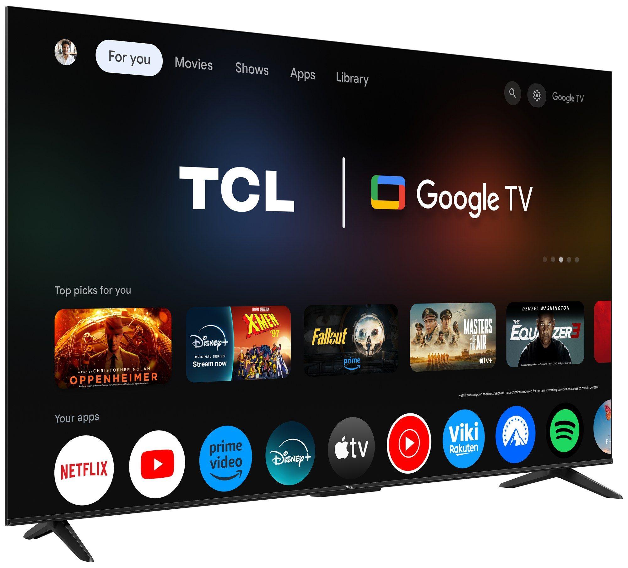 Televisão TCL TV 65T69C (65" - QLED - 4K Ultra HD - Preto), miniatura 3