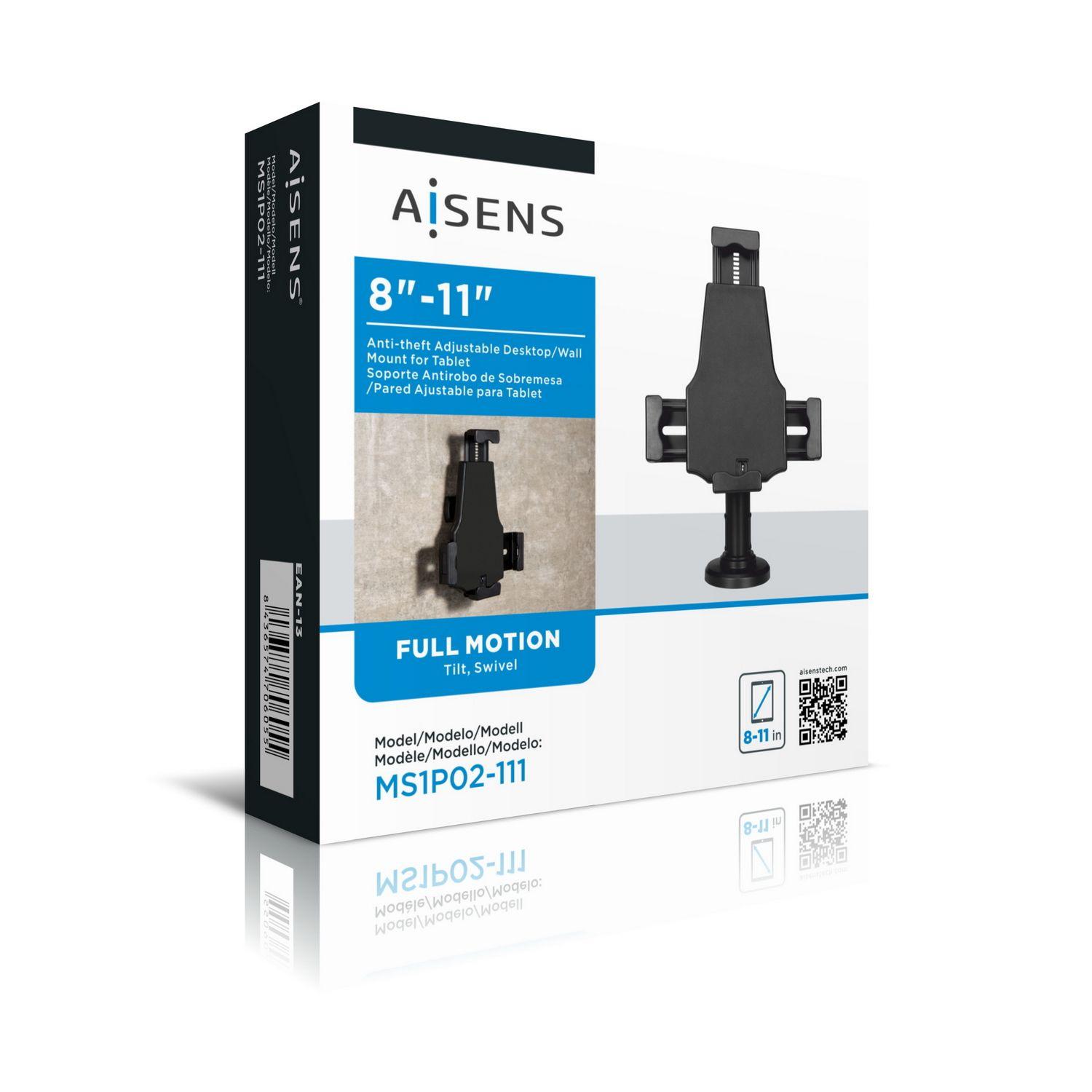 Suporte Antirroubo de Mesa/Parede AISENS MS1P02-111 (Preto), miniatura 7