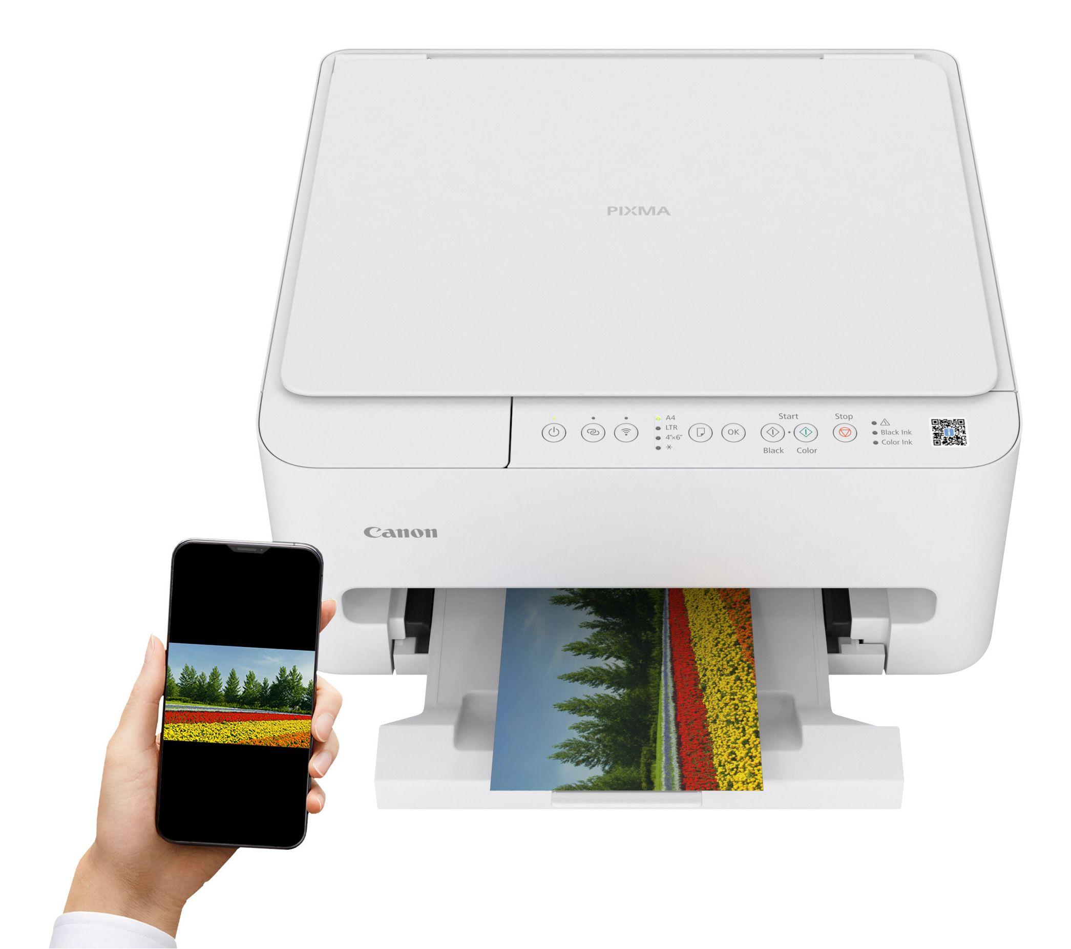 Impressora Multifuncional CANON PIXMA TS4150i (A4 - Impressão a cores - 100 folhas - Branco) — miniatura 6