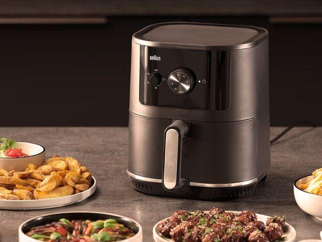 Fritadeira a Ar Quente Independente BRAUN MultiFry 3 HF 3000I (1500 W - 200 °C - 80 °C - Preto), miniatura 6