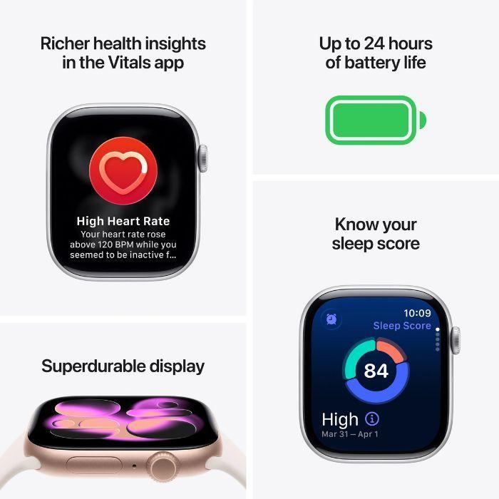 Relógio Inteligente APPLE Watch Series 11 (Titânio - Titânio Ardósia) — miniatura 3