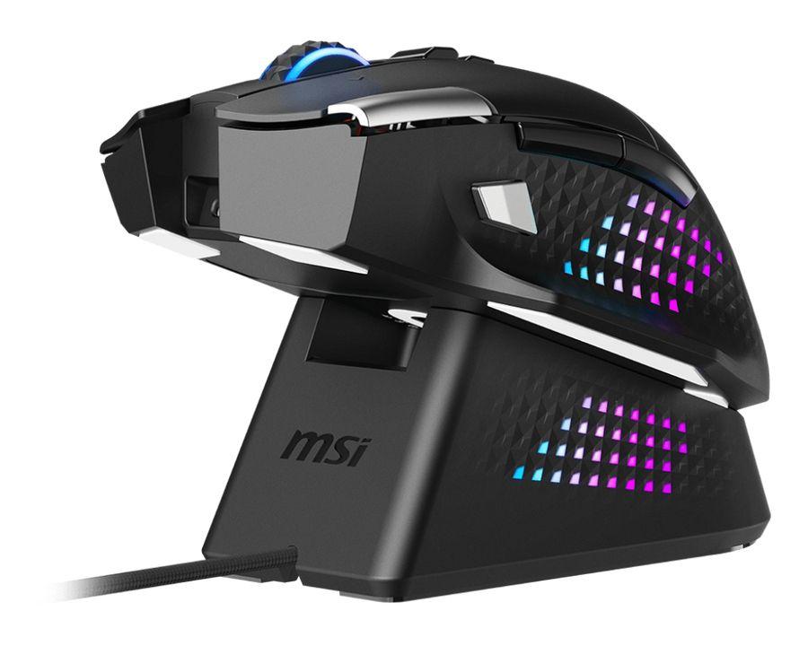 Rato MSI Versa Pro RGB + Mouse Dock Pro (Mão direita - 26000 DPI - Ótico - Preto) — miniatura 2