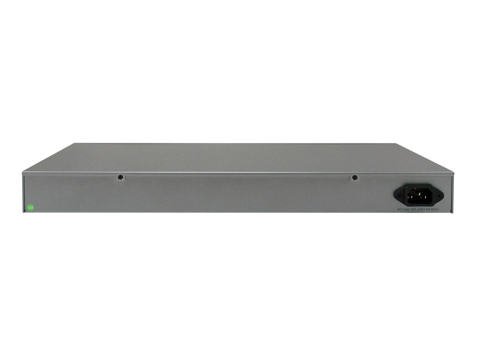 Switch Gerido LEVEL ONE GTL-2885 (Gigabit Ethernet - Gigabit Ethernet 10/100/1000 - 128 Gbit/s - Cinzento) — miniatura 3