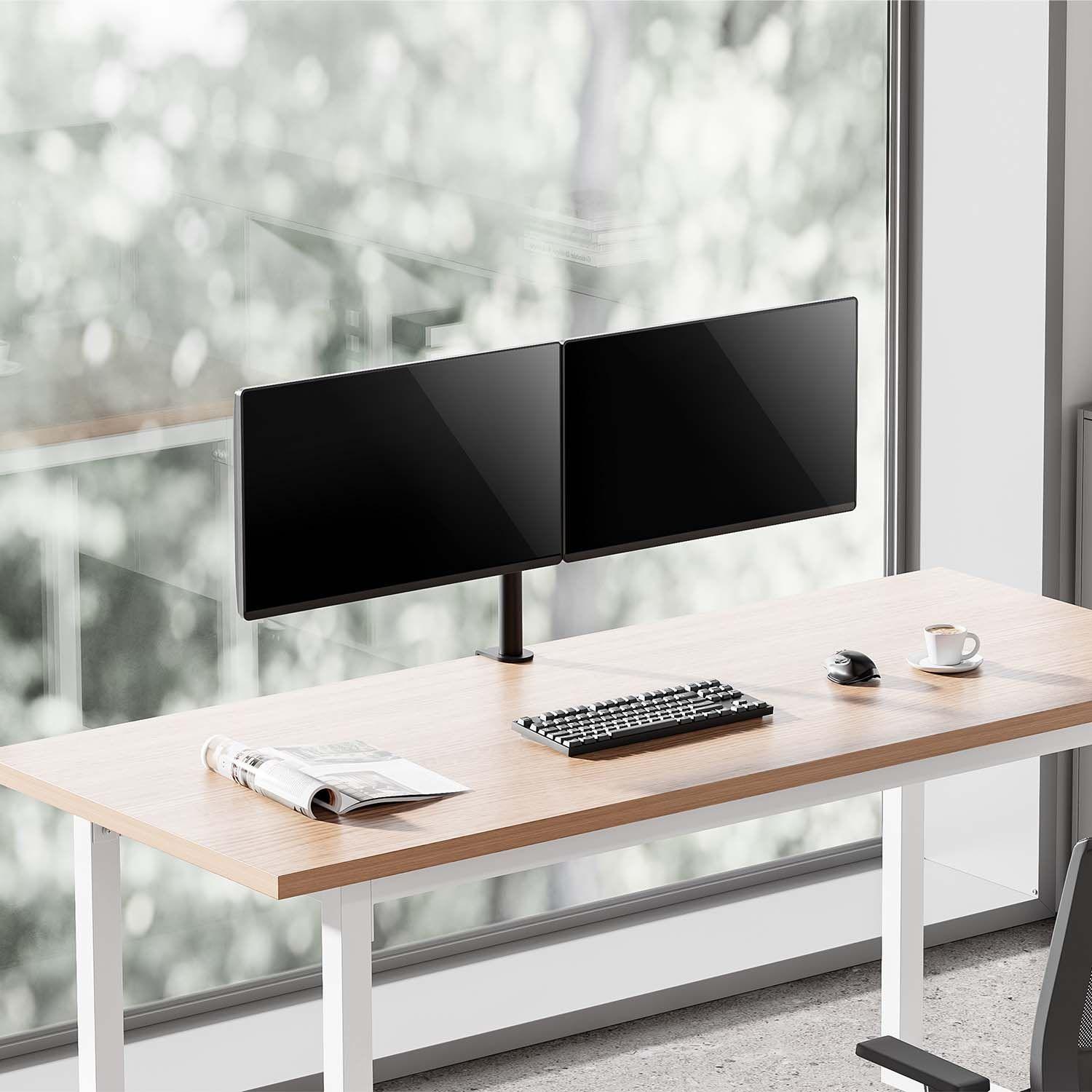 Suporte de Mesa Duplo para Monitor/TV AISENS DT32TSR-279 (17-32" - 10 kg por braço - Preto), miniatura 4