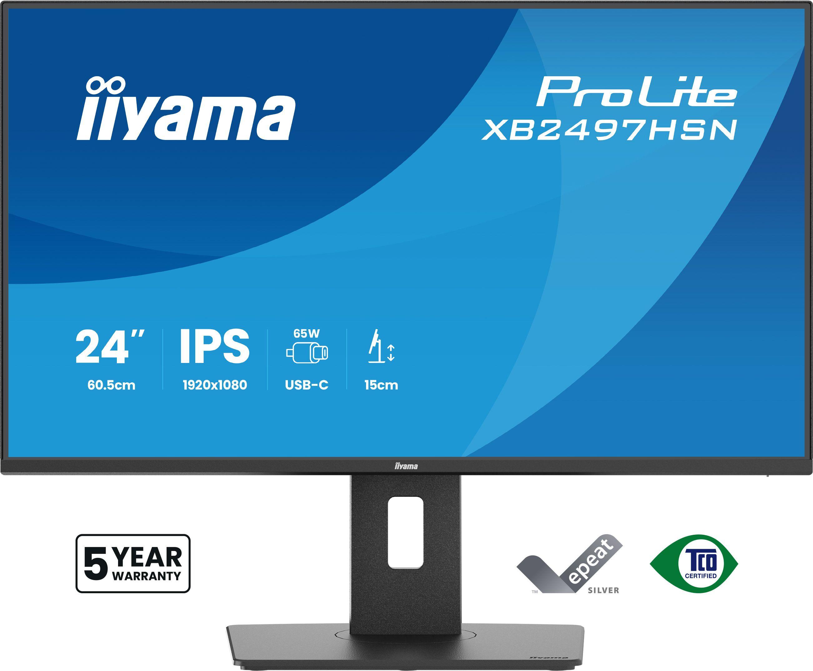 Monitor IIYAMA ProLite XB2497HSN-B1 (23,8" - IPS - 100 Hz - Preto) — miniatura 2
