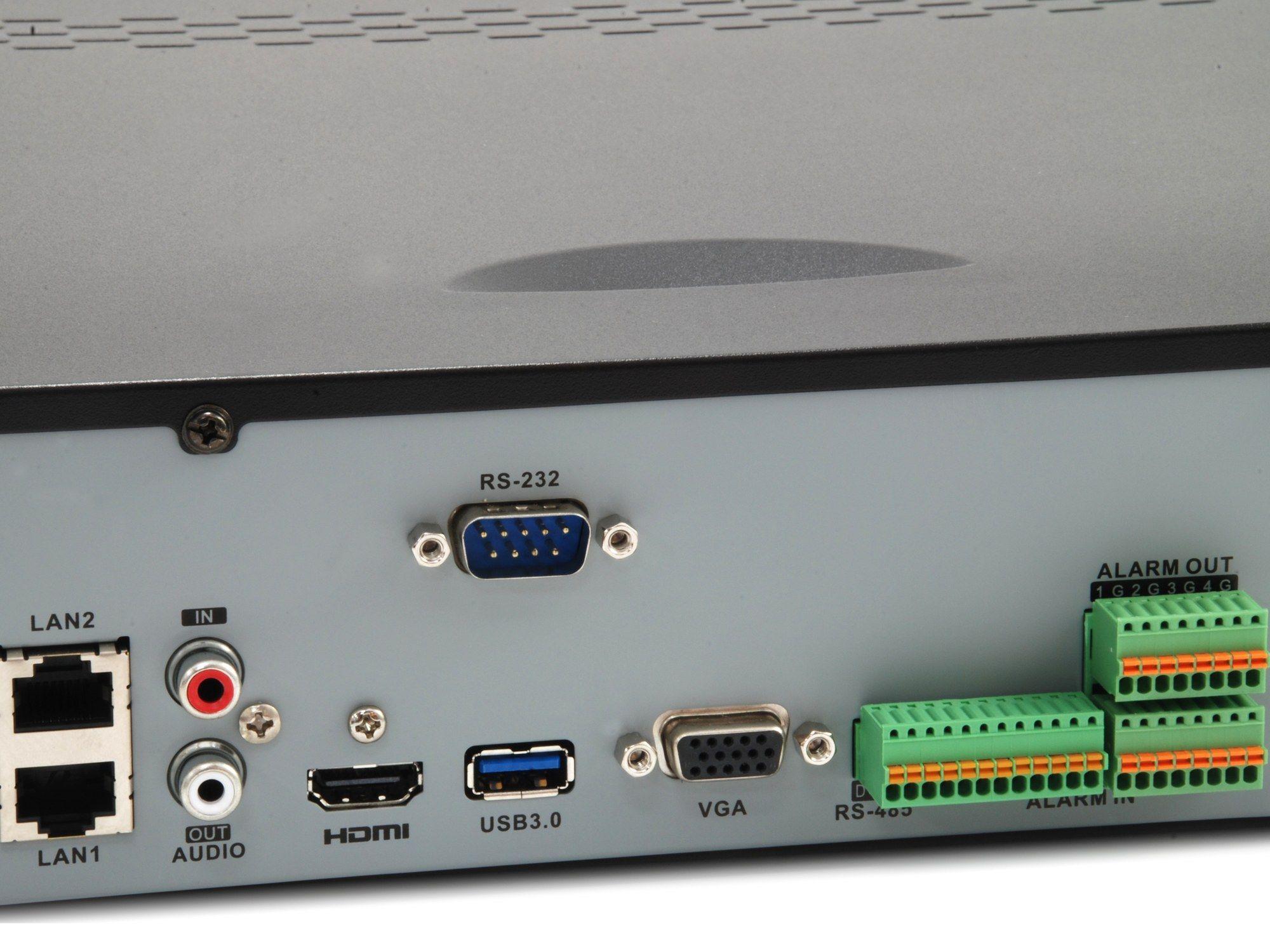 Gravador de Vídeo em Rede (NVR) LEVEL ONE NVR-1316 (16 canais - 4 HDD - 24TB - Preto), miniatura 4