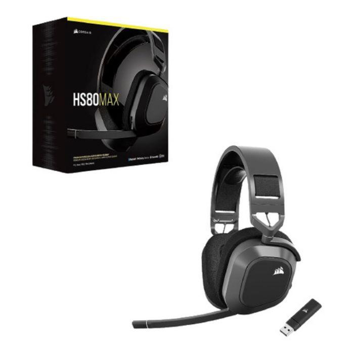 Headset Gaming CORSAIR HS80 MAX RGB Wireless (Binaural - Sem fios - Supra-aural - Preto), miniatura 6