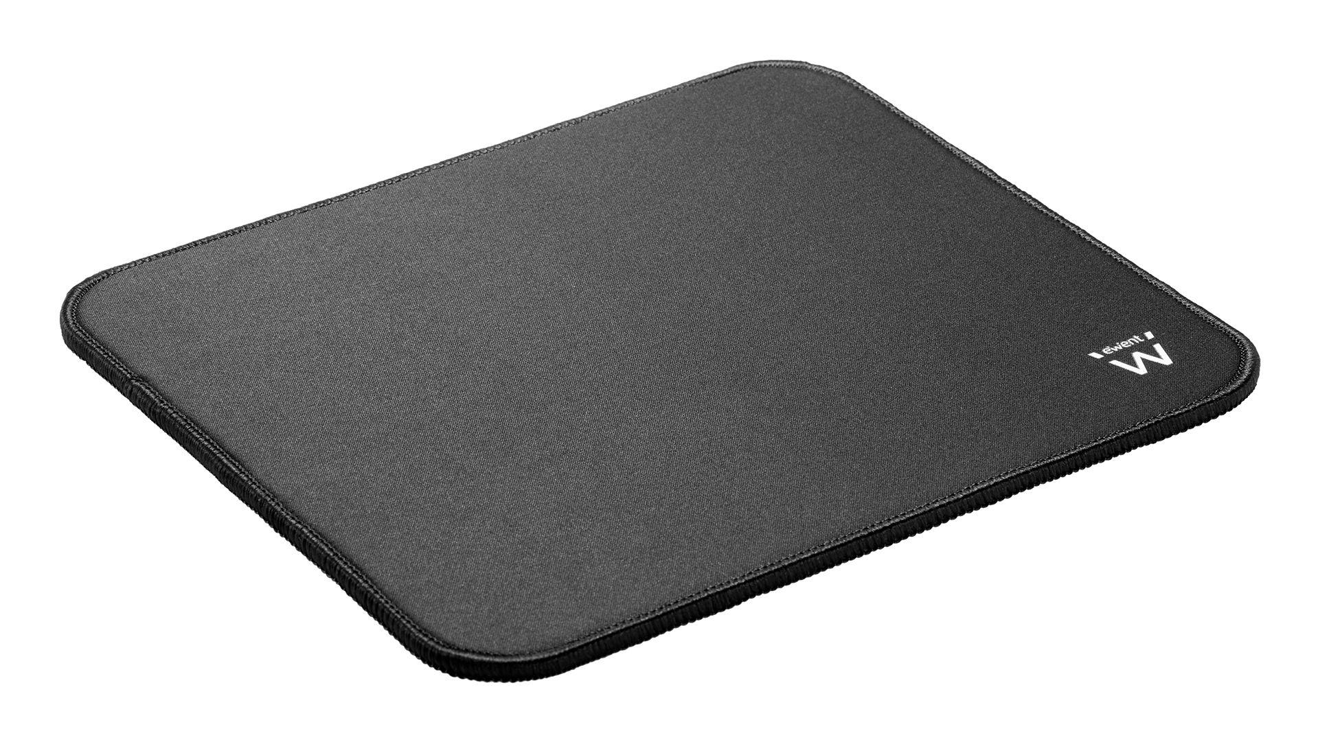 Tapete de Rato EWENT EW3183 (Poliéster, Borracha - 6 mm - Ratos ópticos e laser - Preto), miniatura 2