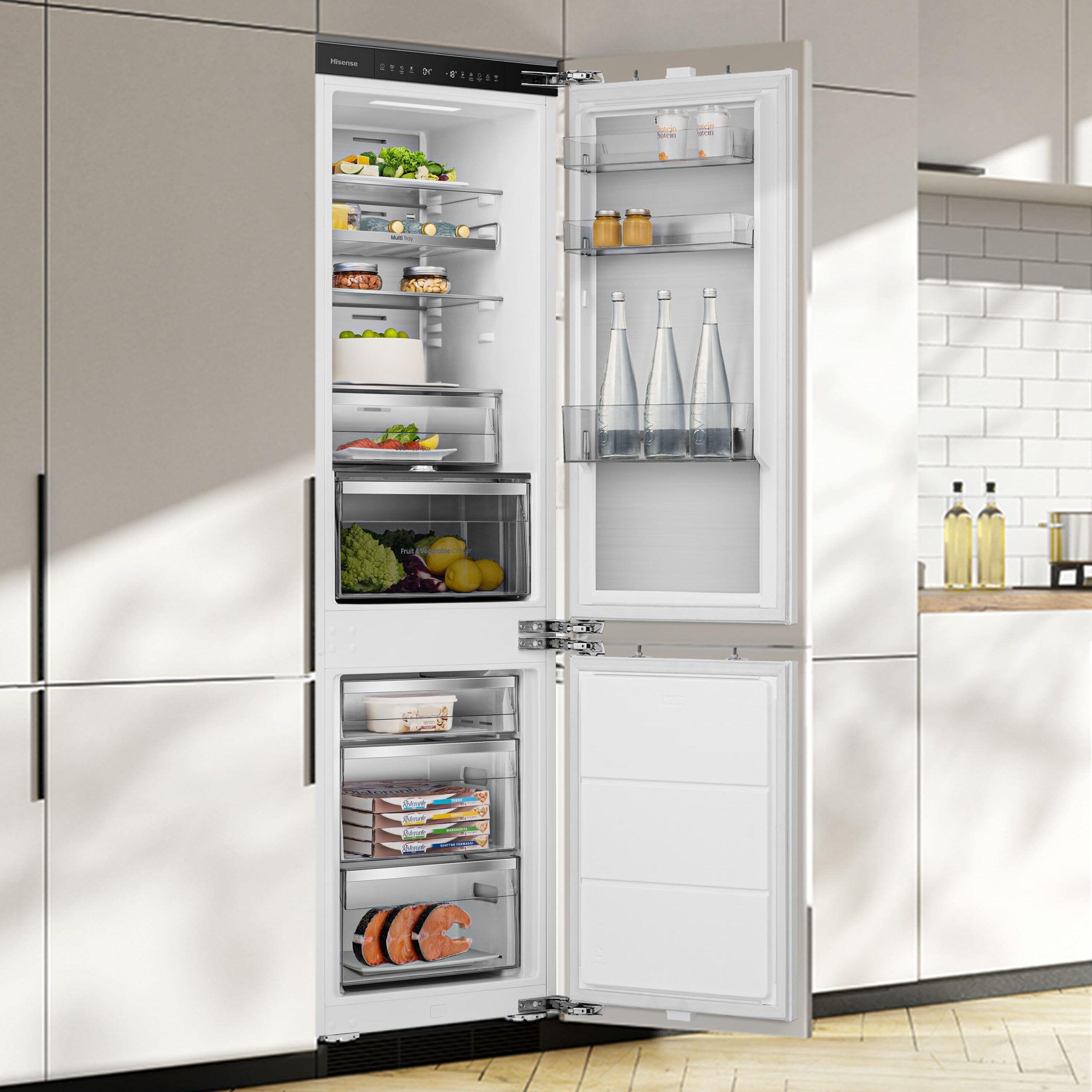 Frigorífico Combinado Encastre HISENSE RB3B280SAWE (284 L - 193,2x54x54,5 cm - 54 cm - Branco) — miniatura 2