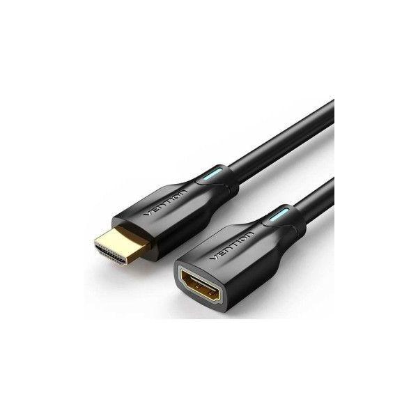 Cabo de Extensão HDMI VENTION AHBBF (1 m - HDMI 2.1 - 120 Hz - Preto), miniatura 2