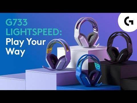 Headset Gaming LOGITECH G733 (Binaural - Sem fios - Circum-aural - Preto) — miniatura 3