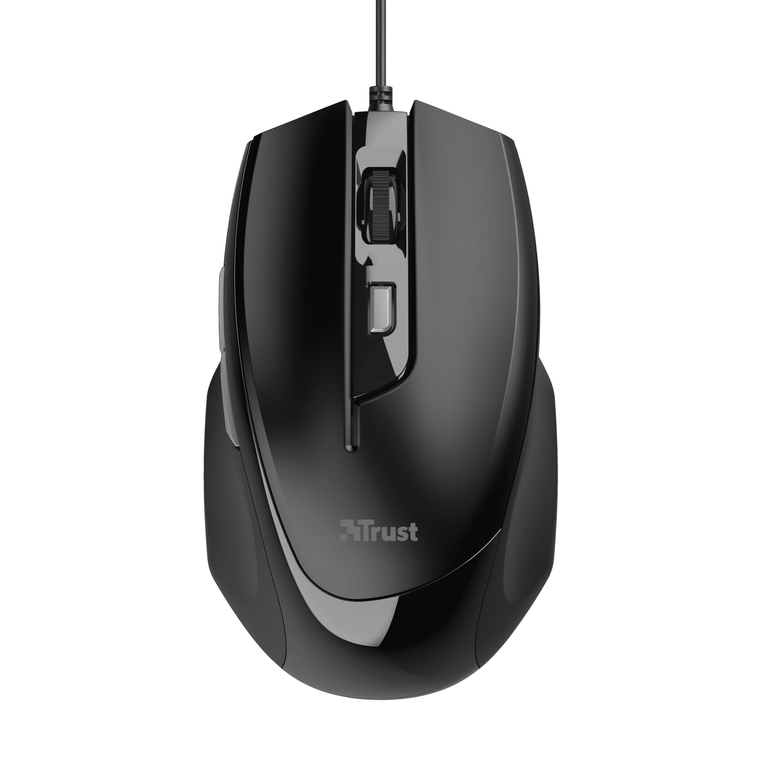 Rato TRUST Voca Comfort (Mão direita - 2400 DPI - Ótico - Preto), miniatura 3