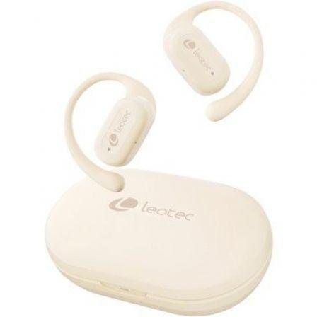 Auscultadores LEOTEC Open Air Zenith Sport (Intra-aural - USB-C - IPX5 - Bege)