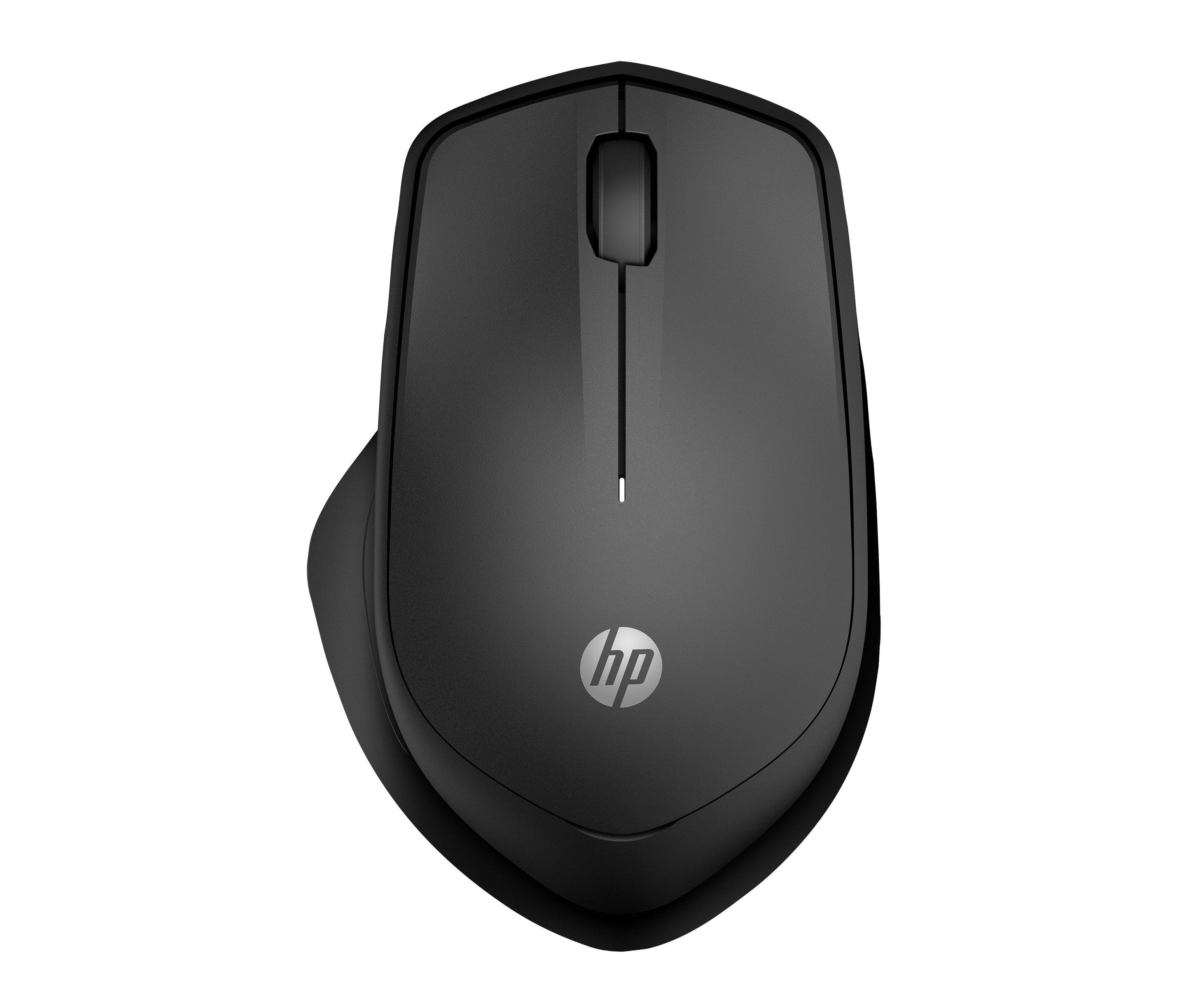 Rato HP 285 Silent (Ambidestro - 1200 DPI - Óptico azul - Preto)