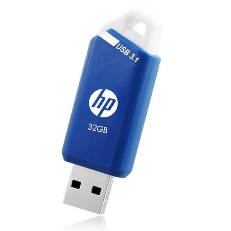 Pen USB HP X755W (Deslizante - USB Type-A - 3.2 Gen 1 - Azul e Branco) HPFD755W-32, miniatura 2