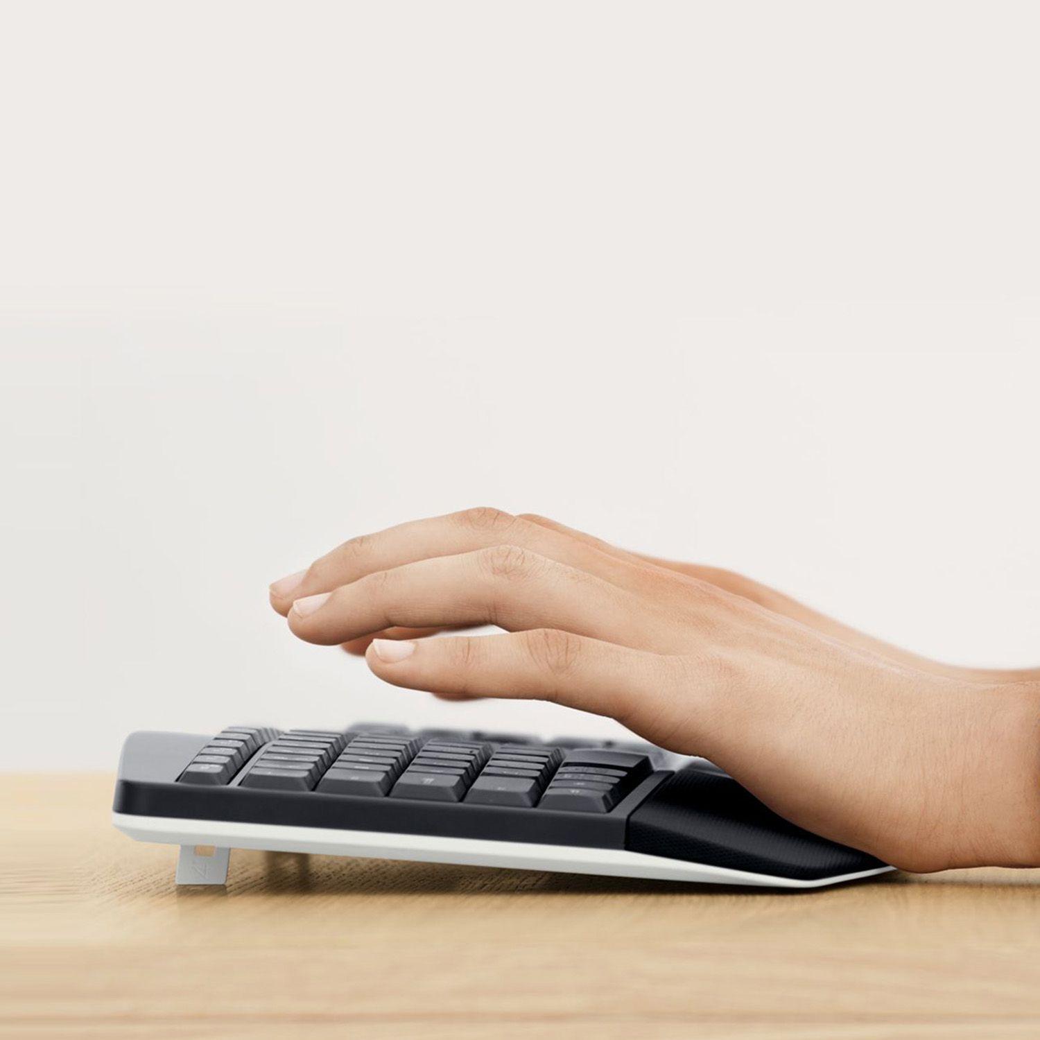 Conjunto de Teclado e Rato LOGITECH MK850 Performance (Alemão - Tamanho completo - RF Wireless + Bluetooth - Preto) — miniatura 5