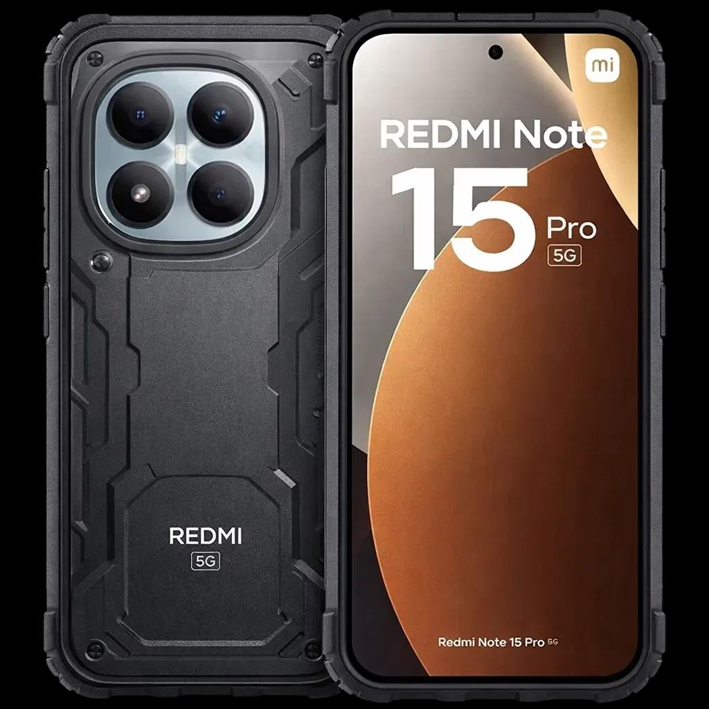 Capa de Silicone Reforçada CROCOCASE Xiaomi Redmi Note 15 Pro 5G