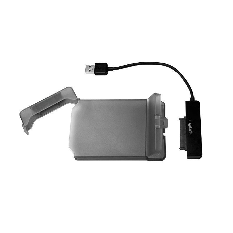 Caixa Externa LOGILINK AU0037 (2.5" - Serial ATA III - Cinzento) — miniatura 5