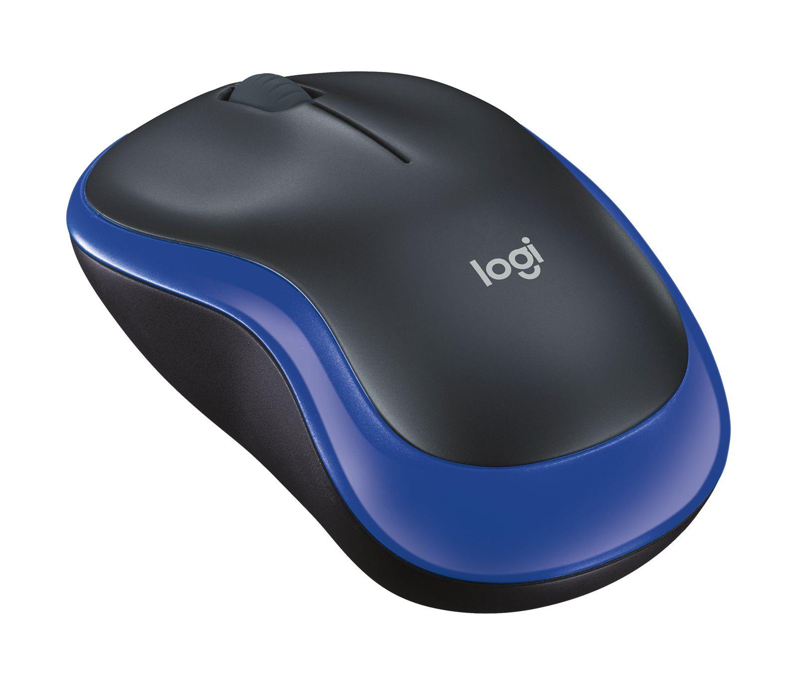 Rato LOGITECH M185 (Ambidestro - 1000 DPI - Ótica - Azul) — miniatura 4