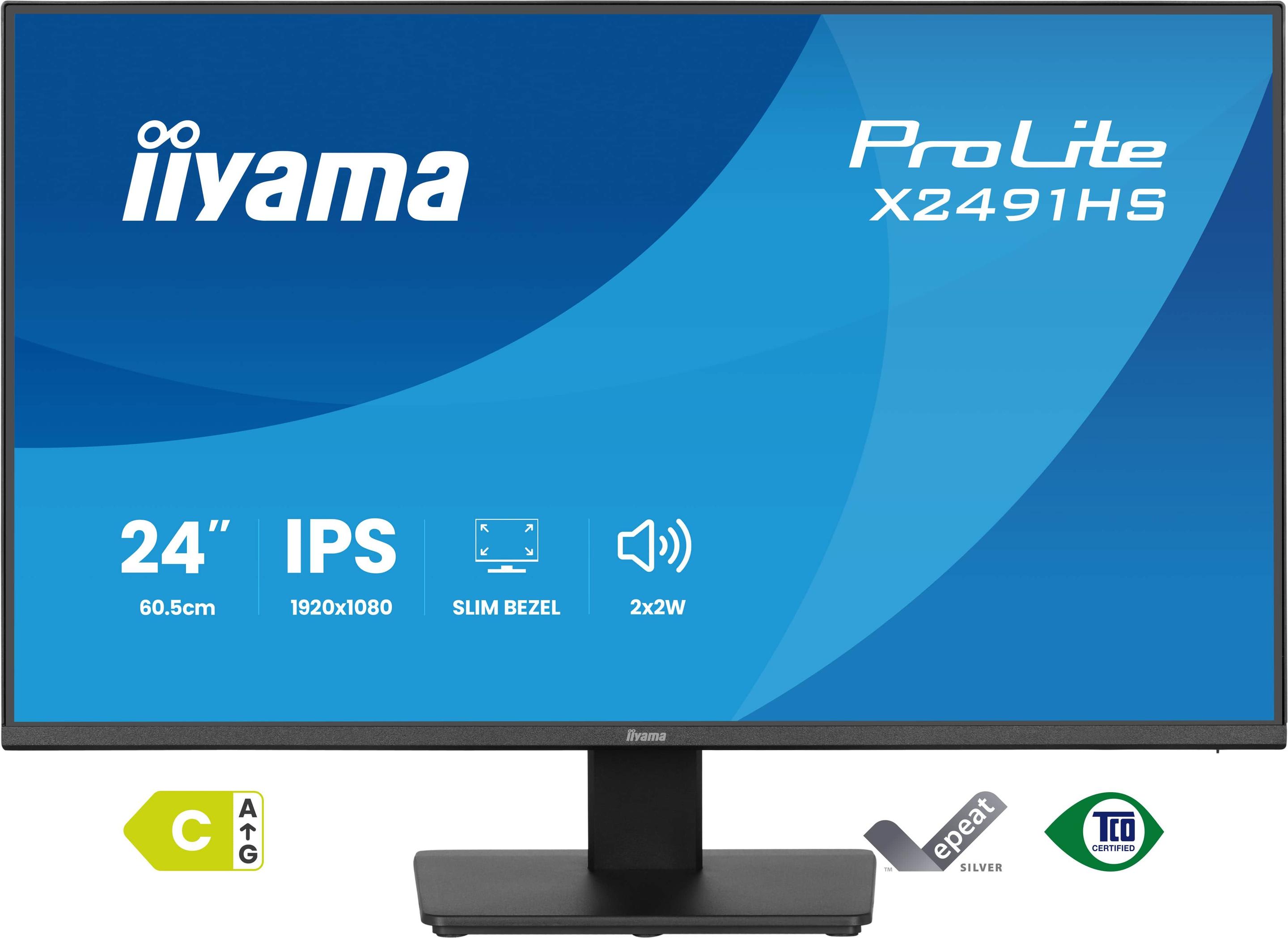 Monitor IIYAMA ProLite X2491HS-B1 (23,8" - IPS - 120 Hz - Preto) — miniatura 2