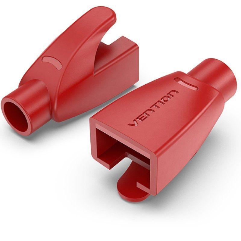 Capa Protetora RJ45 VENTION (Conectores RJ45 - Vermelho)