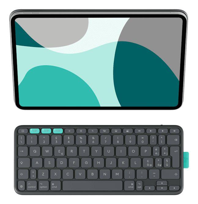 Teclado LOGITECH Flip Folio (Suíço - Bluetooth - Sem fios - Grafite), miniatura 5