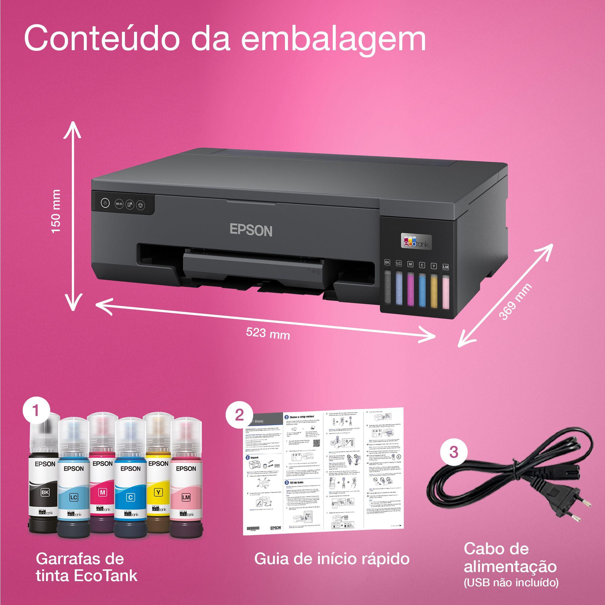 Impressora Fotográfica EPSON EcoTank ET-18100 (A3 - Preto), miniatura 7