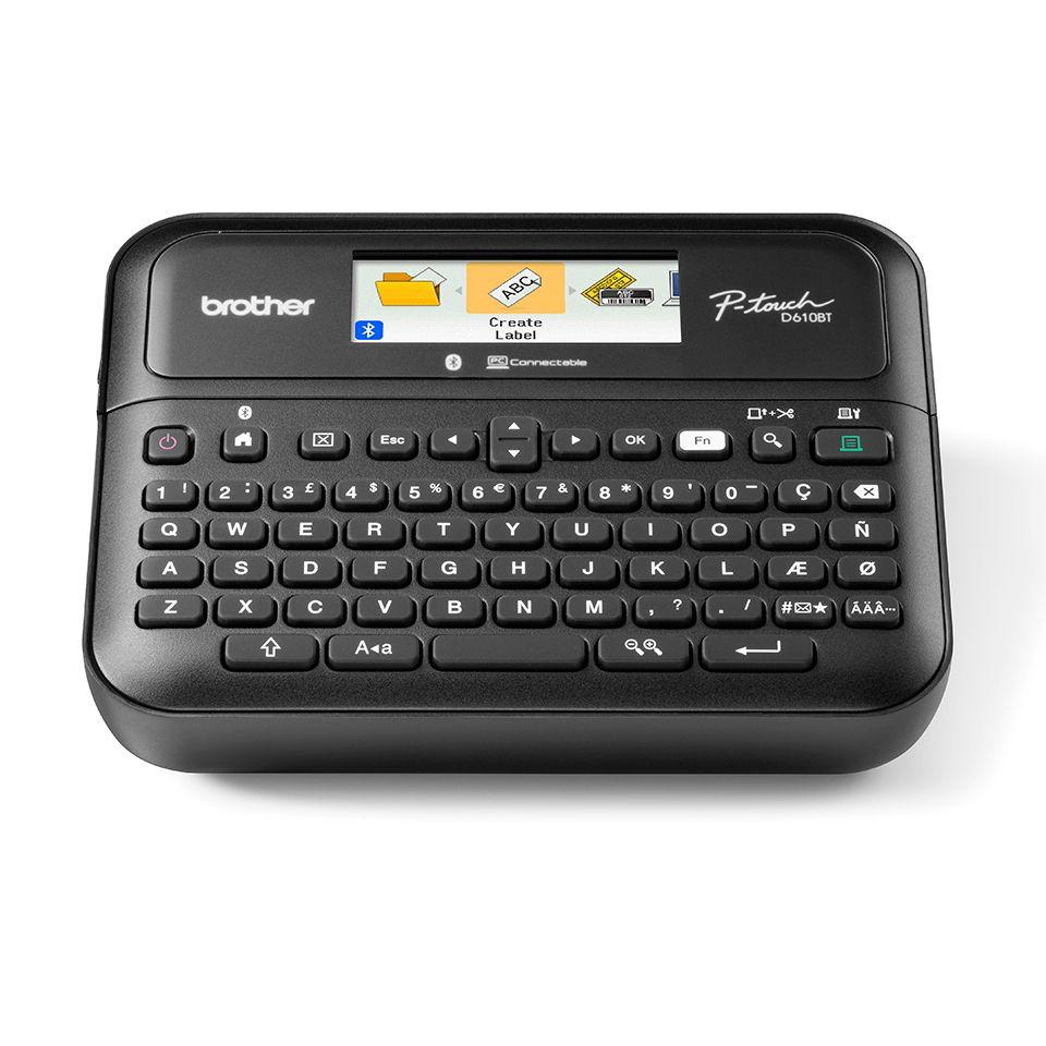 Rotuladora Eletrónica BROTHER PT-D610BTVP (Com fios e sem fios - Preto)