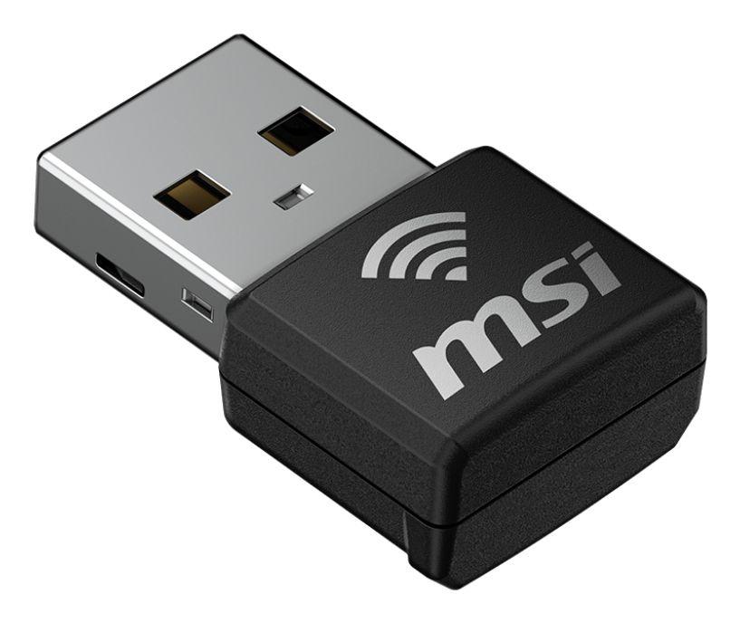 Adaptador USB Wi-Fi MSI GUAX18N (Wi-Fi 6 - 1201 Mbit/s - Dual-band - Preto), miniatura 4