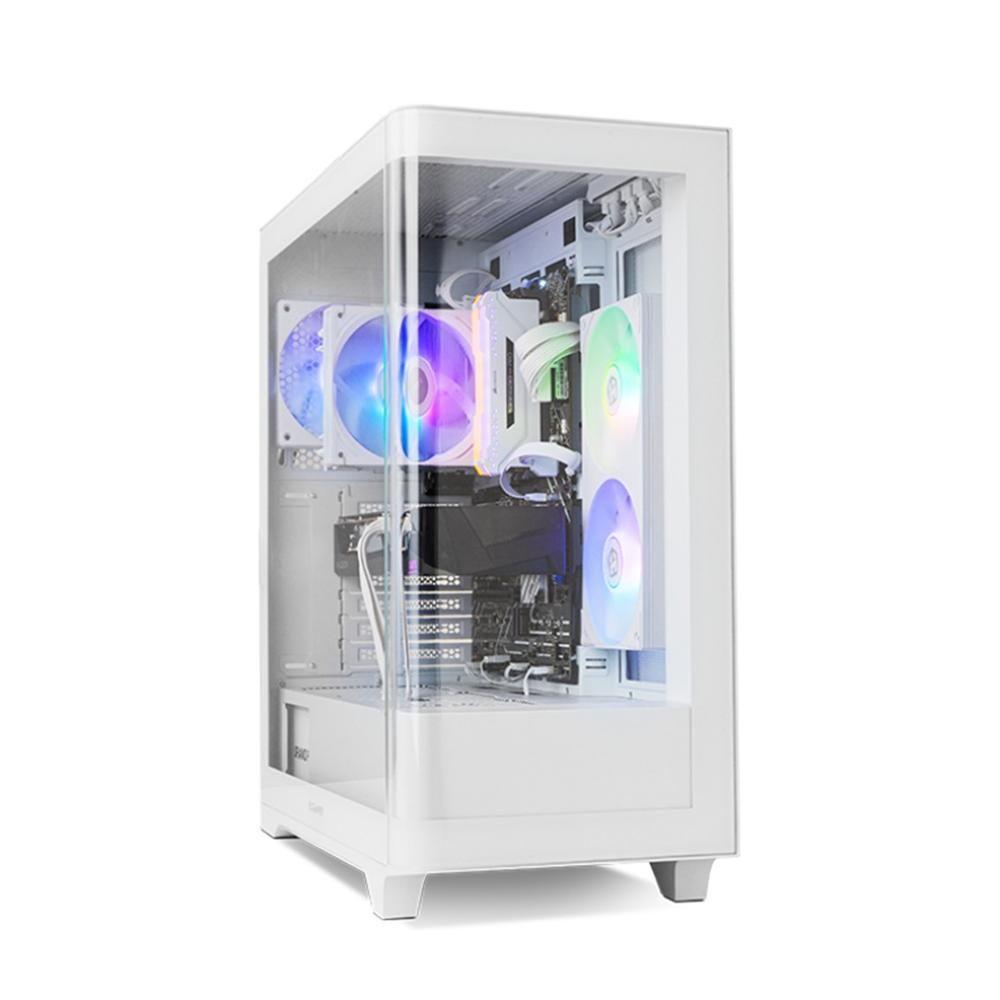 Caixa PC NOX Hummer Ether (ATX, ITX, Mini-ATX - Midi Tower - SPCC, aço, vidro temperado - Branco)