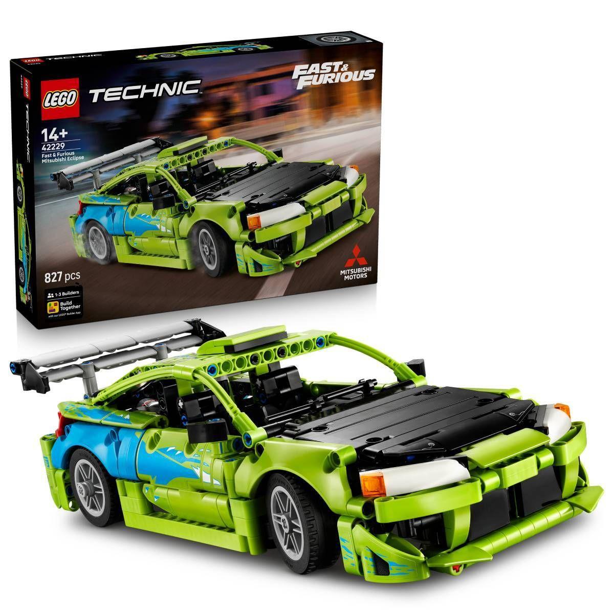 LEGO 42229 Technic Fast and Furious Carro Mitsubishi Eclipse (14+ anos - 827 peças) — miniatura 3