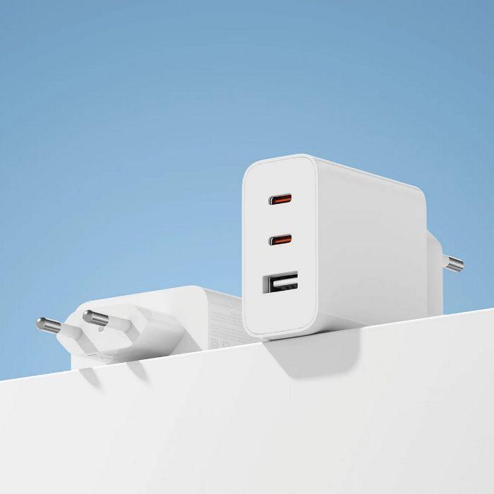 Carregador de Parede XIAOMI 67W GaN 2C1A EU (67 W - Branco), miniatura 3