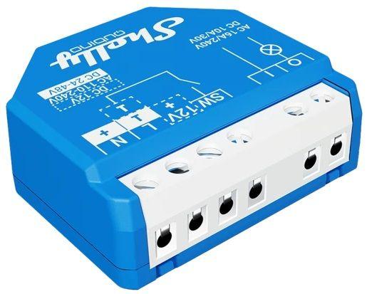 Módulo Interruptor Domótico SHELLY SH-WAVE-1 (Plástico - Azul), miniatura 2