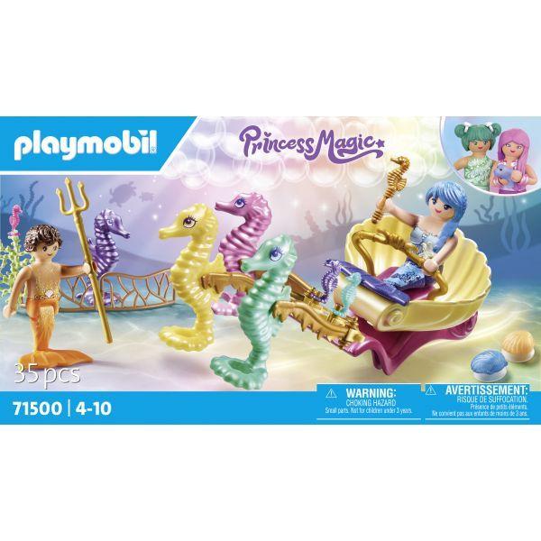 Conjunto de Brinquedo PLAYMOBIL 71500 Sereias com Cavalos-marinhos (4 a 10 anos - Multicor), miniatura 2