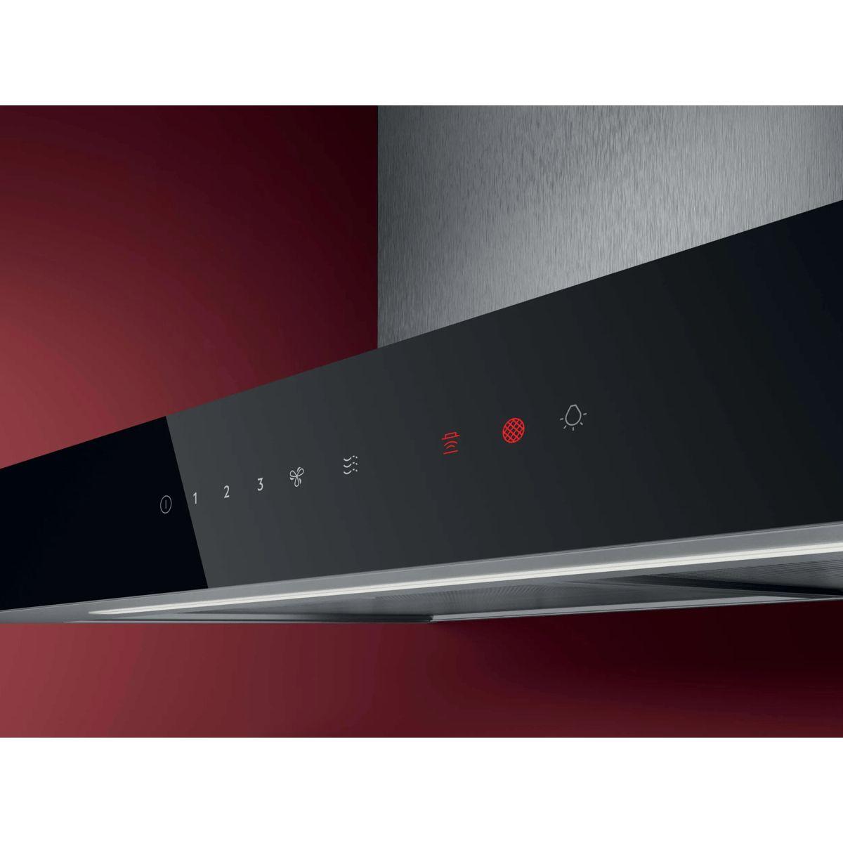 Exaustor Chaminé AEG GB67D91HL (Altura 118 cm - 90 cm - 118 cm - Preto/Inox) — miniatura 3
