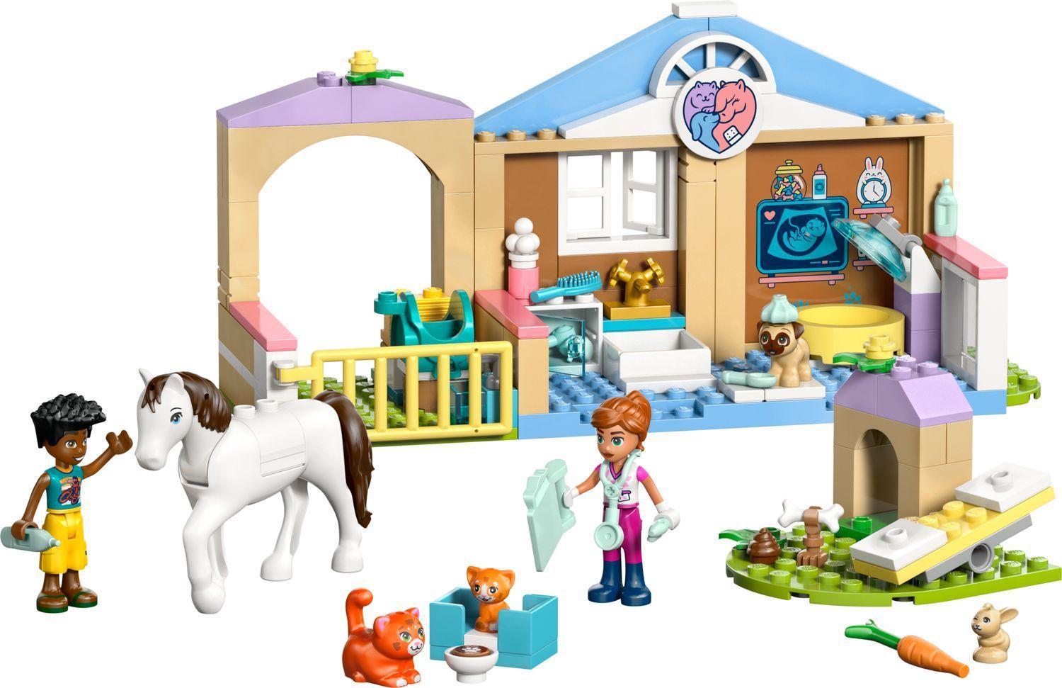LEGO 42696 Friends Clínica Veterinária com Animais (4+ anos - 141 peças)