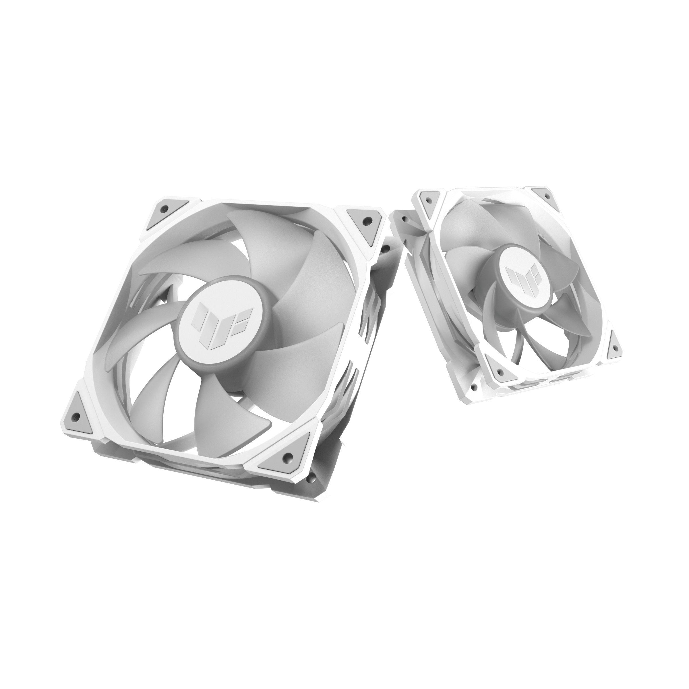 Conjunto de Ventoinhas para Caixa PC ASUS TUF GAMING TR120 ARGB REVERSE 3IN1 (Branco) — miniatura 8