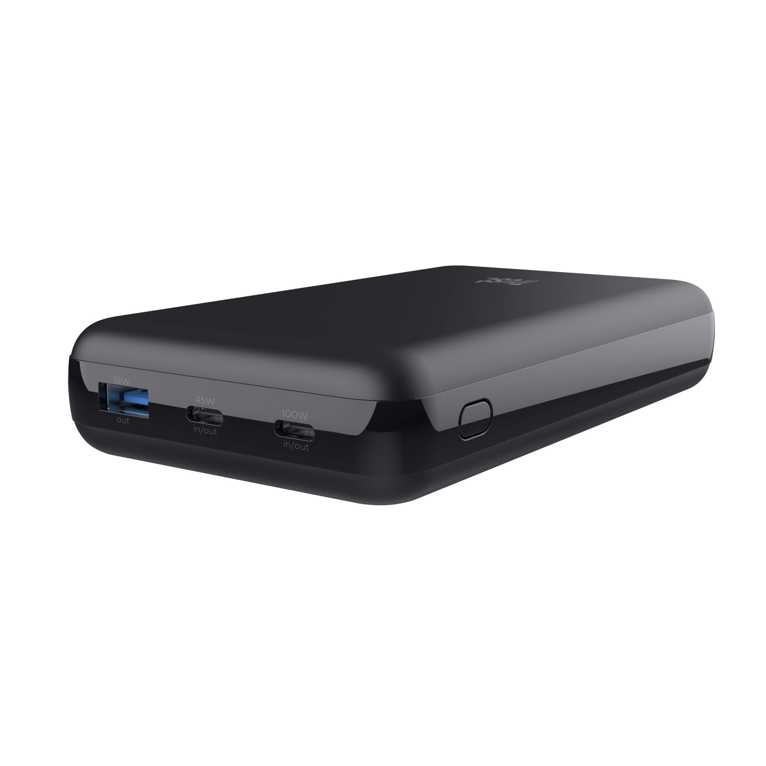 Bateria Externa TRUST Laro (USB-C - USB - USB Type-C - Preto) — miniatura 3