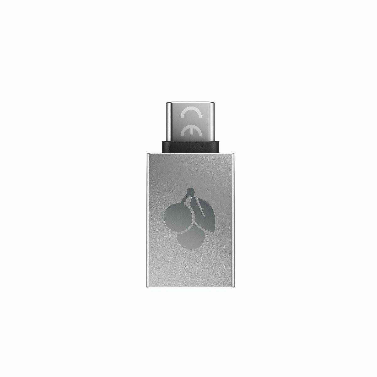 Adaptador USB CHERRY 61710036 (USB-A Fêmea para USB-C Macho - Prateado) — miniatura 3