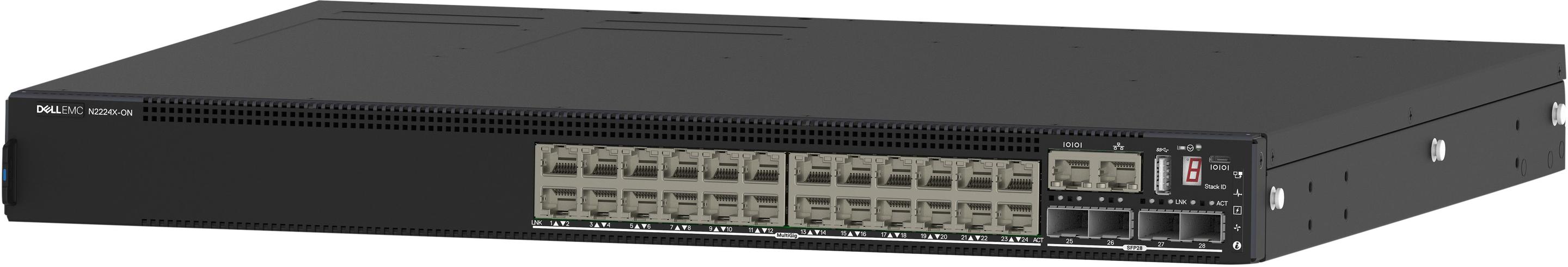 Switch DELL N2224X-ON (2.5G Ethernet - 4 MB - 160 Gbit/s - Preto) — miniatura 4