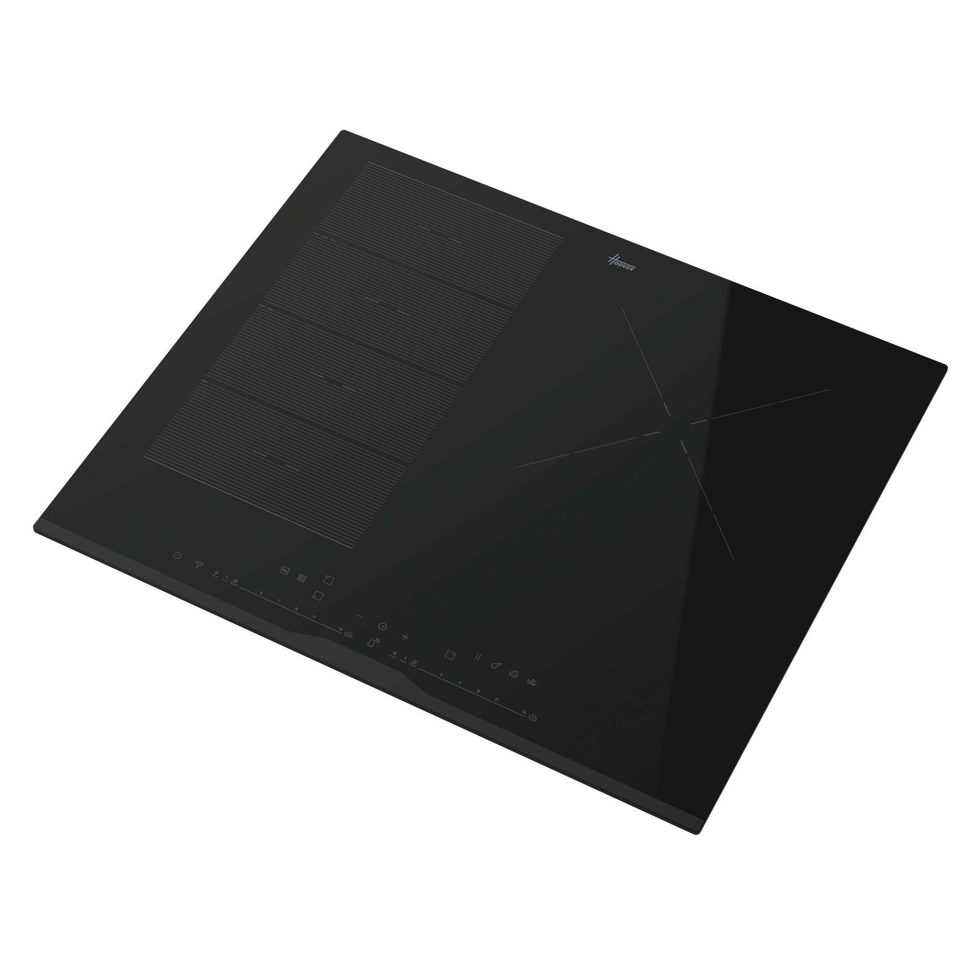 Placa de Indução de Encastre HOOVER HMT65DCS (3 zonas - Vidro-cerâmica - Toque - Preto) — miniatura 2