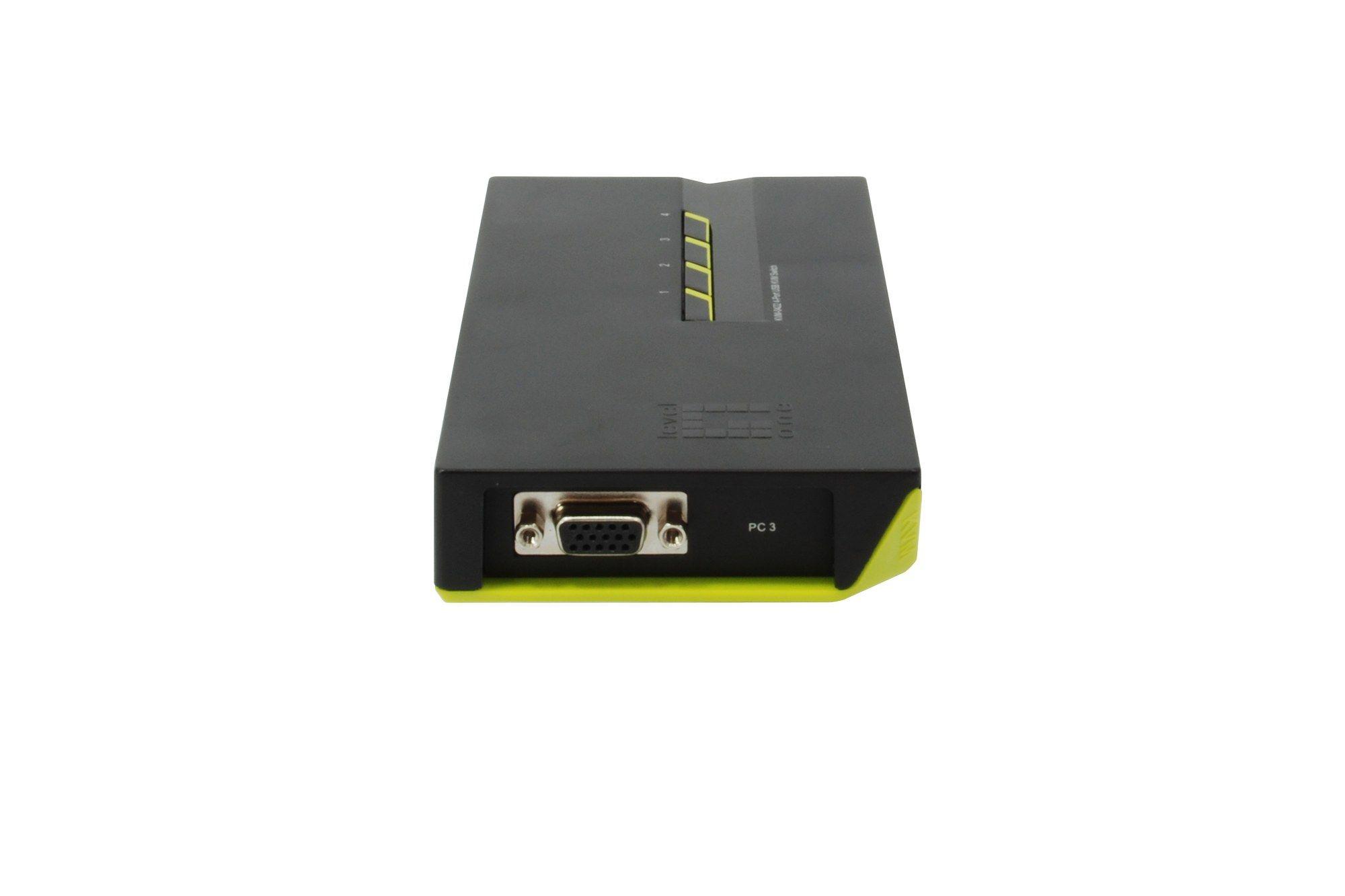 Switch KVM LEVELONE KVM-0422 (Preto e Verde) — miniatura 5