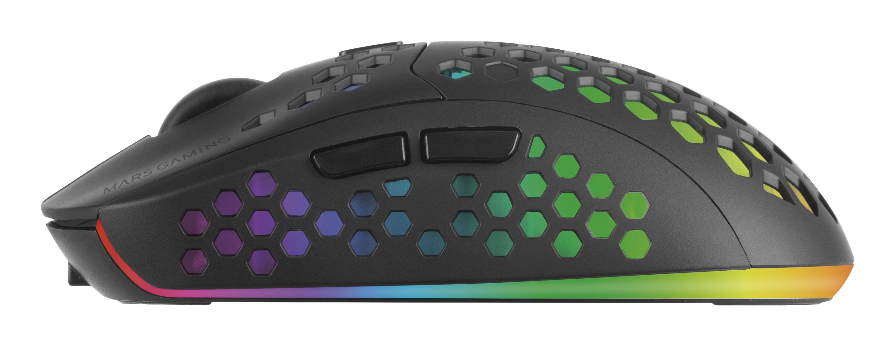 Conjunto Gaming MARS GAMING MCPWXPT (Português - Interruptor de membrana - Tamanho completo - Preto) — miniatura 6