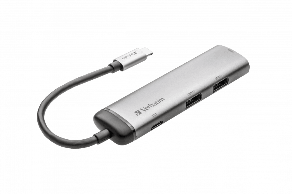 Hub USB-C VERBATIM 49140 (0,015 m - Windows, macOS e Linux) — miniatura 4