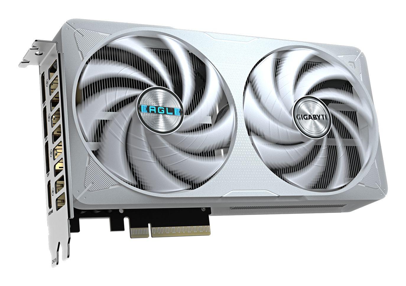 Placa Gráfica GIGABYTE GeForce RTX 5060 Ti EAGLE OC ICE 16G (GeForce RTX 5060 Ti - 28000 MHz - 16 GB - Branco) — miniatura 3
