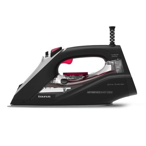 Ferro de Engomar TAURUS Geyser Eco Easy STI2800 (2800 W - Base de cerâmica - 180 g/min - Preto)