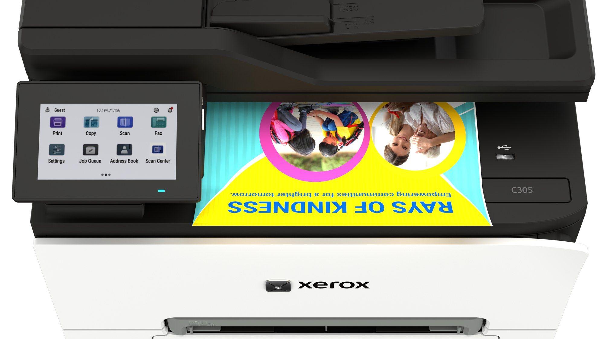 Impressora Multifunções Laser a Cores XEROX C305V (A4 - Impressão a cores - 251 folhas - Branco/Preto), miniatura 10