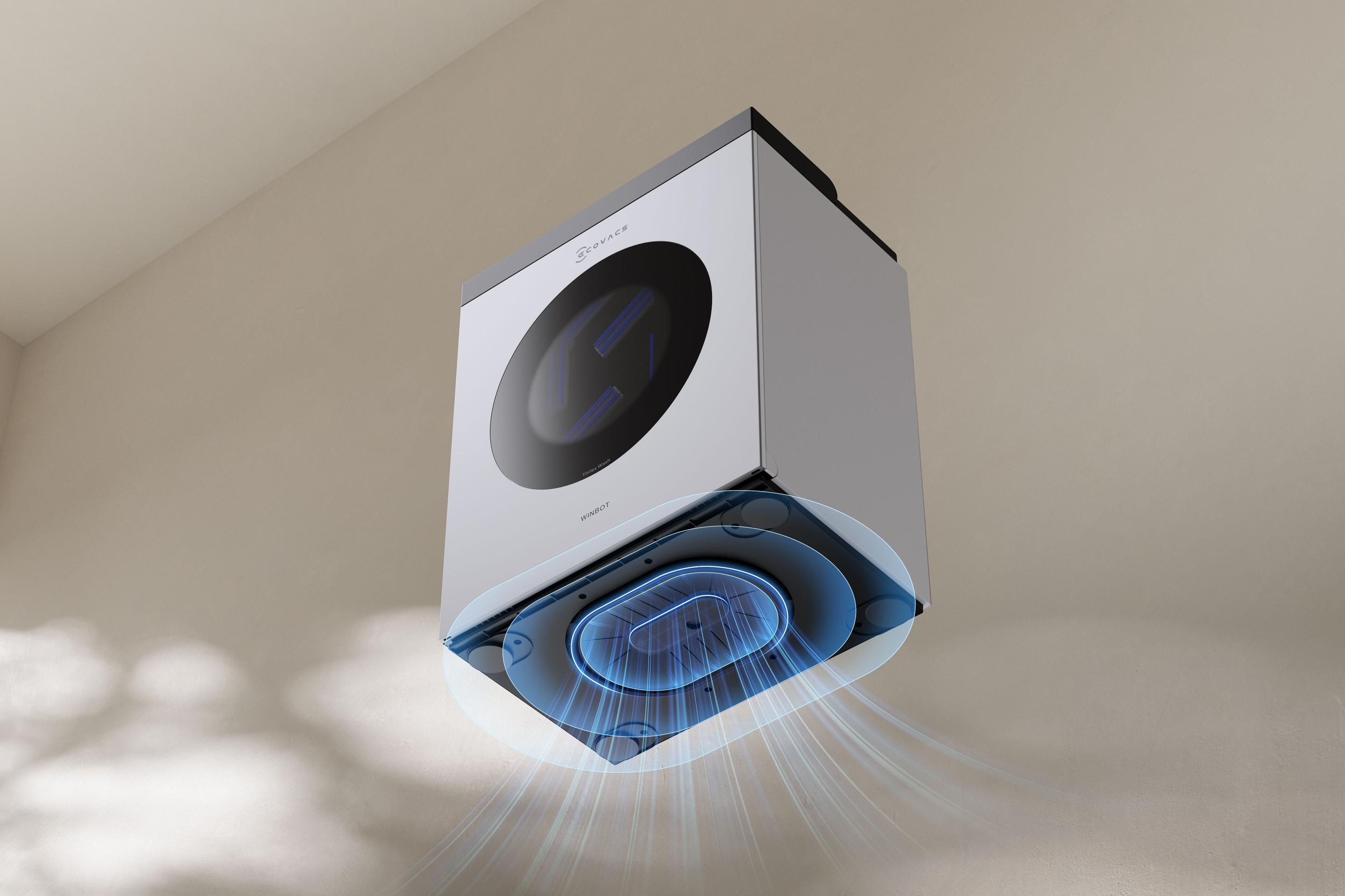 Robot de Limpeza de Vidros ECOVACS WINBOT W3 OMNI (Altura 7,6 cm - Prateado e Branco) — miniatura 29