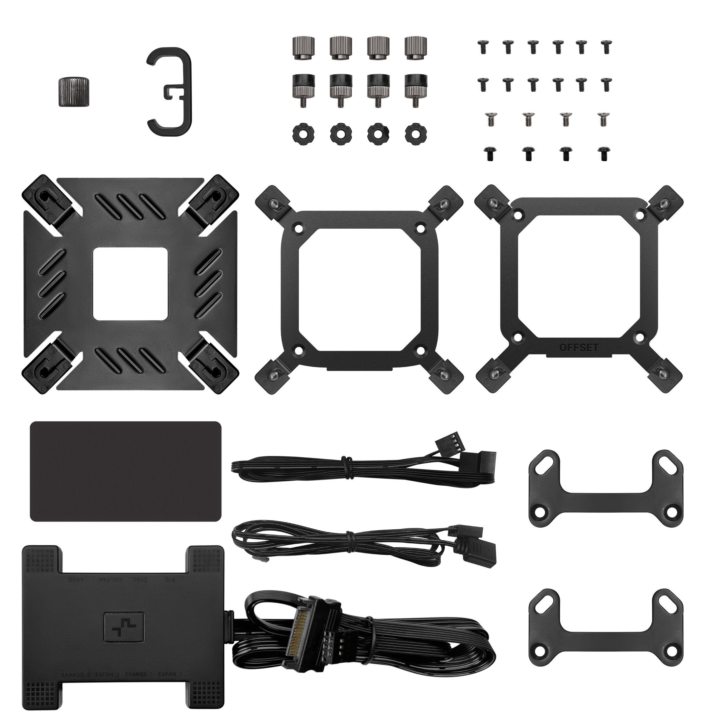 Kit de Arrefecimento Líquido DEEPCOOL Spartacus 360 LCD (12 cm - 2500 RPM - Multi - Preto) — miniatura 7