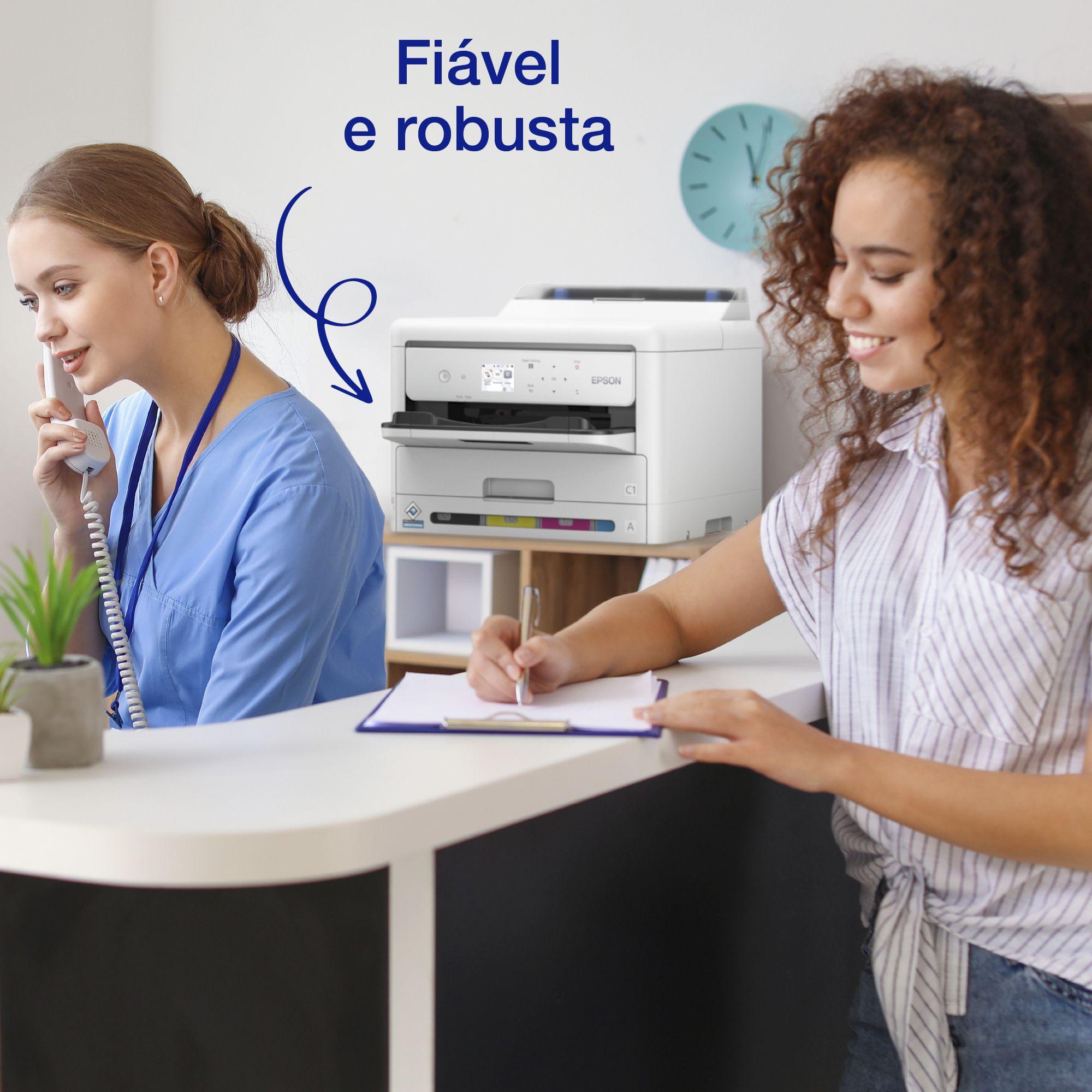 Impressora Jato de Tinta EPSON WorkForce Pro WF-C5390DW (A4 - Jato de tinta a cores - 330 folhas - Preto/Branco) — miniatura 9